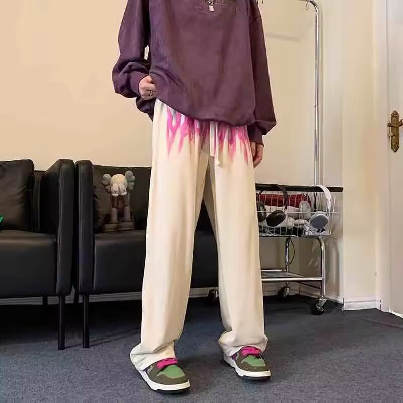 Spring Men's Goth Letter Printed Joggers Pants 2025 New Hip Hop Fashion Baggy Trousers Y2K Streerwear Gym Sports Sweatpants